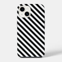Black And White Angled Stripes