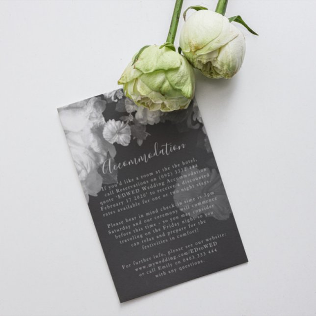 Black and White Antique Vintage Enclosure Card (Creator Uploaded)