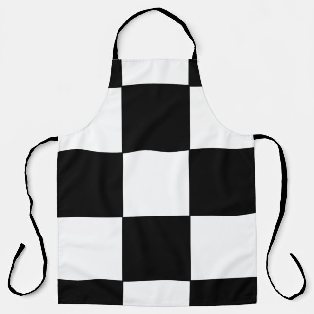 Black and white apron (Front)