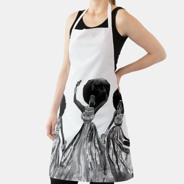 Black and White Apron (Insitu)