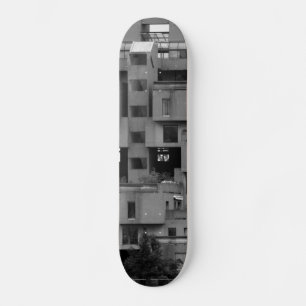Black and White Architectural Skateboard