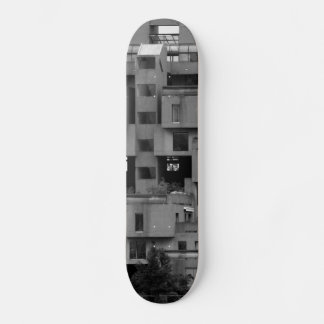 Black and White Architectural  Skateboard