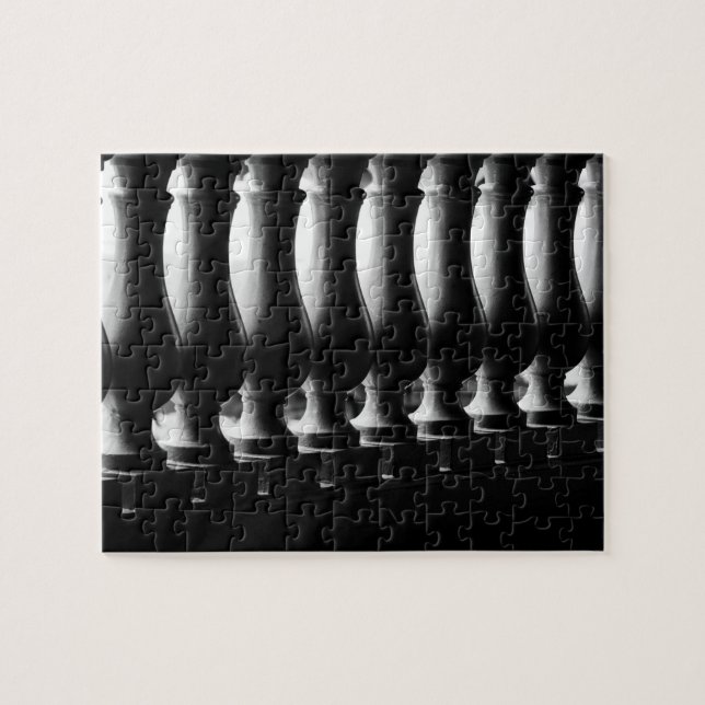 Black and White Architecture  Jigsaw Puzzle (Horizontal)