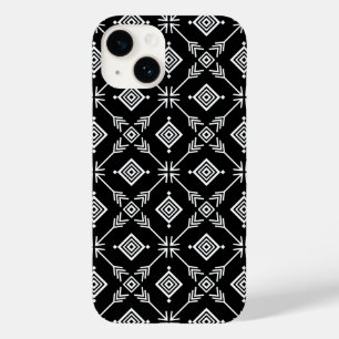 Black and White Arrow Tribal Print Case-Mate iPhone 14 Case