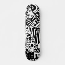 Black and white art abstract pattern