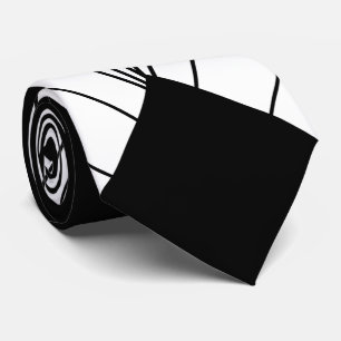 Black And White Art Deco Design Tie