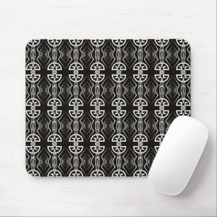 Black And White Art Deco Mouse Mat