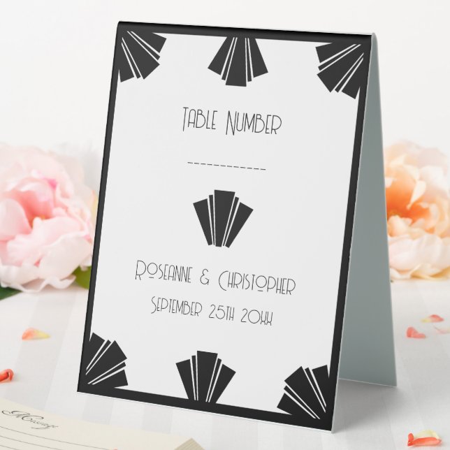 Black And White Art Deco Wedding (In SItu (Wedding))