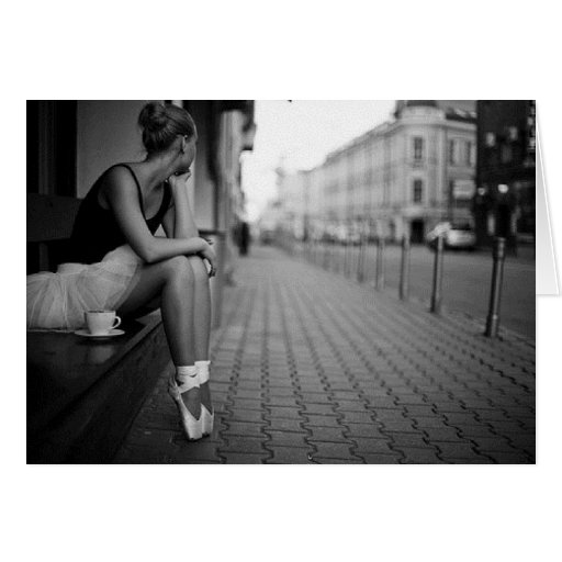 Image of Black and White Ballerina