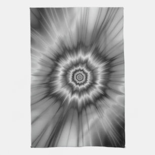 Black and White Bang! Kitchen Towel
