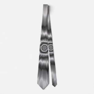 Black and White Bang! Neck Tie