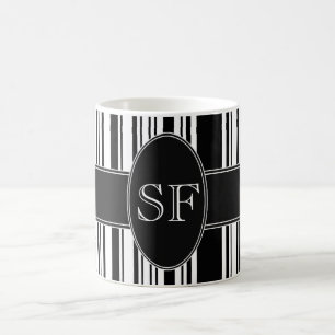 Black and White Bar Code Coffee Mug