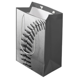 Black and White Baseball Medium Gift Bag