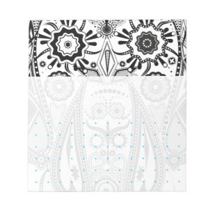 Black and White big dog Notepad