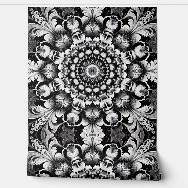 Black and White Bliss Wallpaper (Unrolling)