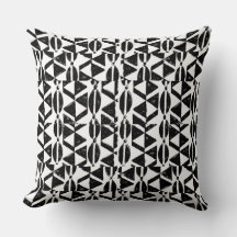 Black and White Block Print