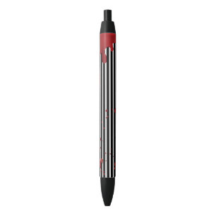 Black and White Bloody Jack Halloween Ink Pen