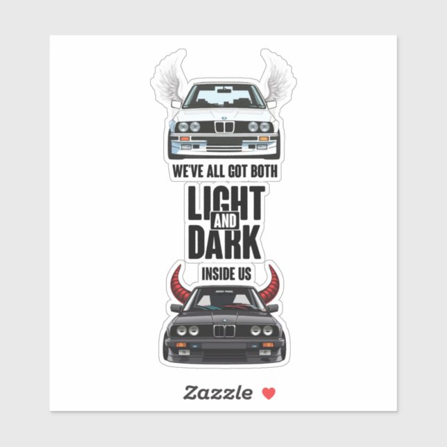 Black and white BMW E30 (Sheet)