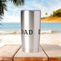 Black And White Bold Dad Established