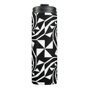 Black and white bord design,  ornament art,  home  thermal tumbler