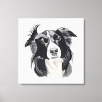 Black and White Border Collie New Design