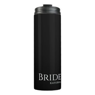 Black and White-Bride- Thermal Tumbler