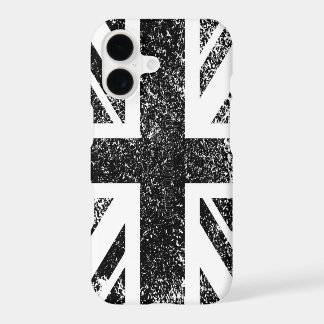 Black and White British Flag iPhone Case Mate Art