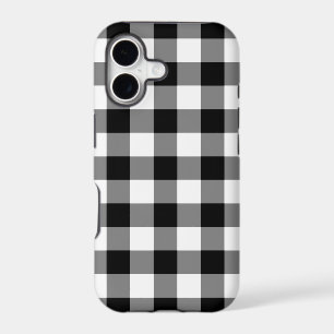Black and White Buffalo Plaid