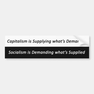 Black and White Bumper Sticker