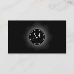 Black and White Business Card