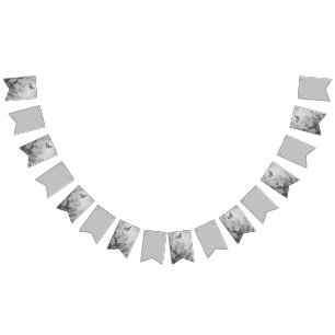Black and White Butterfly Bunting
