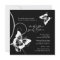 Black and White Butterfly Wedding Invitation