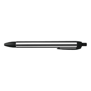 Black and white candy stripes ink pen