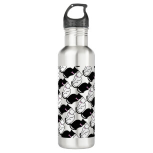Black and White Cat  710 Ml Water Bottle