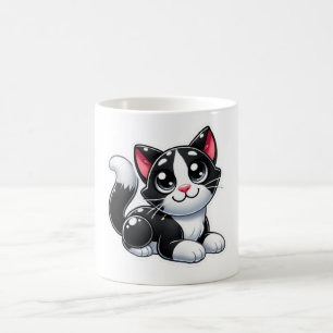 Black and White Cat Coffee Mug