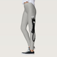 Black and White Cat Hanging On | Funny Tuxedo Cat