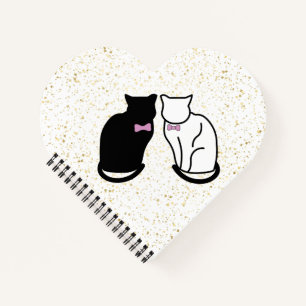Black and White Cat Notebook