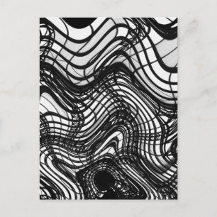Black And White Ceiling Wavy, 2016 SVP Images Postcard