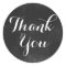 Black and White Chalkboard Thank You