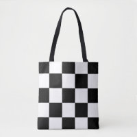 BLACK AND WHITE CHECKER PATTERN