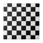 Black And White Checkers Tile<br><div class="desc">Black And White Checkers</div>