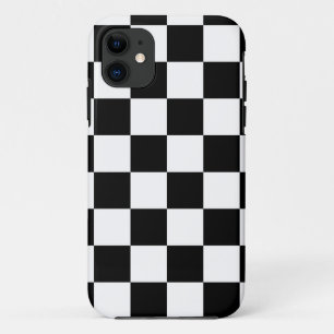 Black and White Chequerboard iPhone 5 Case Mate