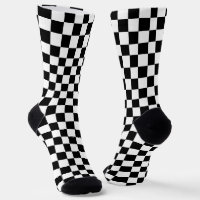 Black and white chequerboard pattern