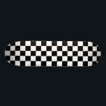 Black and White Chequerboard Skateboard<br><div class="desc">This design is available on more products! Click the ‘Available On’ Link on this Product page to see them all!

Be sure to check out all options to customise your selection!

Thanks for looking!</div>