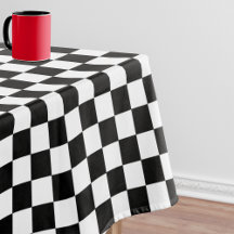 Black And White Chequered Chequerboard Pattern