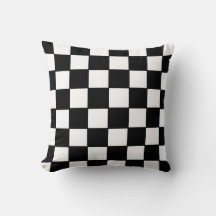 Black and white chequered flag pattern