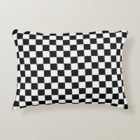Black and white chequered pattern