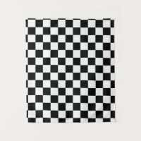 Black and White Chequered Pattern