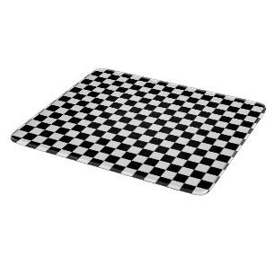 Black and White Chess Digital Print Cutting Board