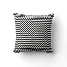 Black and White Chevron Stripe